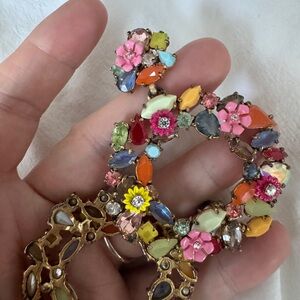 J. Crew Multicolor Floral Earrings